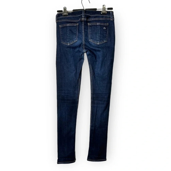 rag & bone Skinny Blue  Jeans in Heritage 27 - Picture 2 of 10